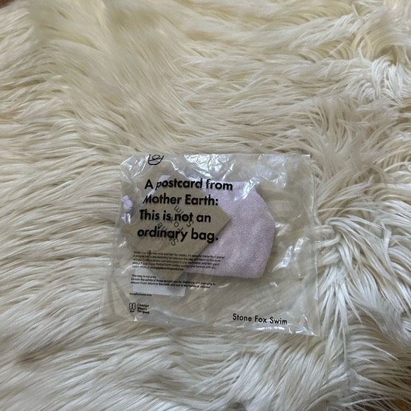 STONE FOX x FREE PEOPLE Aura Bottom In Orchid Petal Terry - Picture 5 of 6